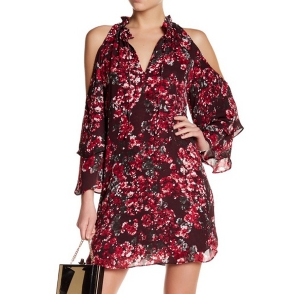 Parker Dresses & Skirts - NWT Parker floral print cold shoulder dress!